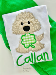 St Patrick’s Day Lucky Dog shirt for boys