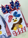 Patriotic Eagle shirt or tank for girls