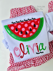 Watermelon Picnic shirt, tank top or bodysuit for girls
