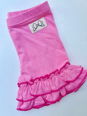 Pink Buttercream Ruffle Shorties