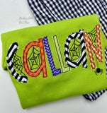 Spooky & Sweet Halloween Name shirt for boys