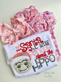 I want a hippopotamus for Christmas hairbow