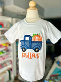 Pumpkin Truck shirt for boys