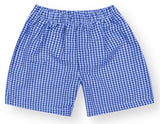 Navy Gingham Shorts for Boys