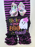 Shake Your Boo Thang girls Halloween bodysuit or shirt