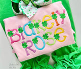 Happy Go Lucky St. Patrick’s Day top for girls