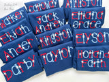 Navy Star Spangled shirt or tank for girls