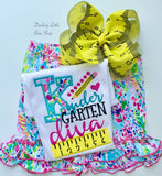 Tropical Print Ruffle Shorties | Ruffle Shorts