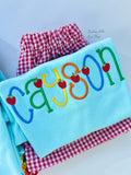 Bright Beginnings Apple Name Shirt for boys