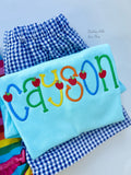 Bright Beginnings Apple Name Shirt for boys