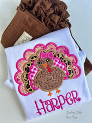 Turkey bodysuit or shirt for girls