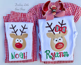 Silly Reindeer Bodysuit or Shirt for boys