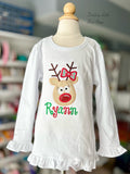 Oh deer Silly Reindeer shirt for girls