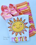 Sunset Smiles shirt for girls