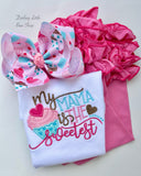 My Mama is the Sweetest Mother's Day shirt or bodysuit for girls