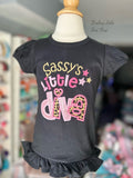 Grandma’s Little Diva Shirt or Bodysuit for girls -- customizable