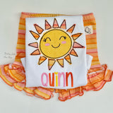Sunset Smiles shirt for girls
