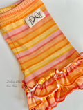 Sunset Stripe Ruffle Shorties