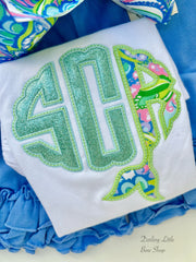 Magical Mermaid Monogram - choose shirt or tank