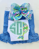 Magical Mermaid Monogram - choose shirt or tank