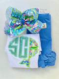 Magical Mermaid Monogram - choose shirt or tank