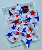 Oh My Stars pigtail hairbows - Darling Little Bow Shop