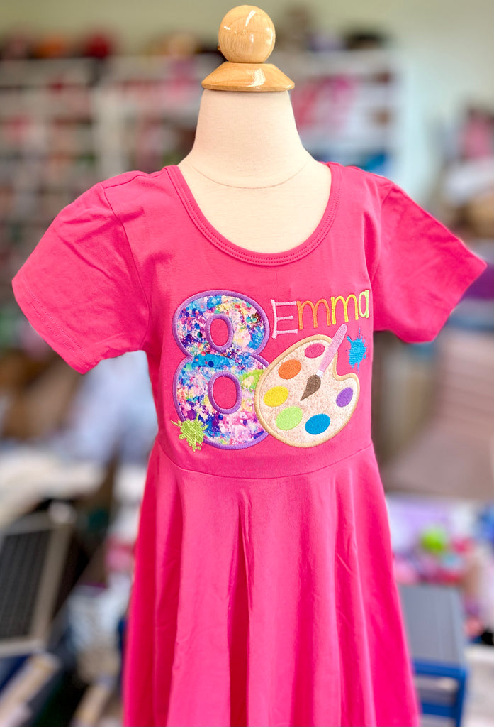 paint party dress Delphie Dress in Paint Party