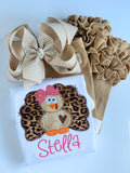 Thanksgiving bodysuit or shirt for girls -- A Sassy Thanksgiving - Darling Little Bow Shop