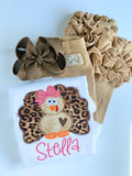 Thanksgiving bodysuit or shirt for girls -- A Sassy Thanksgiving - Darling Little Bow Shop