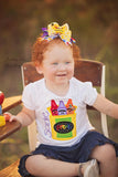 Girls School Shirt - Crayon Shirt - The Future is Bright - Darling Little Bow Shop