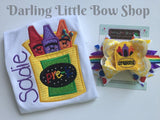 Girls School Shirt - Crayon Shirt - The Future is Bright - Darling Little Bow Shop