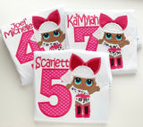 Diva Doll Birthday Shirt or bodysuit for girls - Darling Little Bow Shop