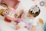 Donut 1st Birthday Tutu Outfit - Baby Girl Donut Birthday Outfit - Made in USA - Darling Little Bow Shop
