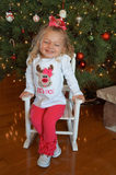Hot Pink Ruffle Leggings - Hot Pink Icings - gorgeous knit ruffle leggings - size NB to 10 - Darling Little Bow Shop