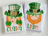 Leprechaun shirt for boys -- Lucky Leprechaun - Darling Little Bow Shop