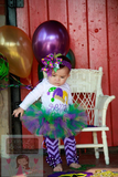 Mardi Gras shirt or bodysuit for girls - Mardi Gras Jester Hat - Darling Little Bow Shop