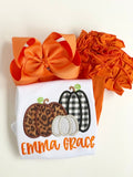 Farmhouse Pumpkin Patch shirt or bodysuit for girls - Darling Little Bow Shop