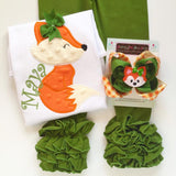 Fox hairbow - Darling Little Bow Shop