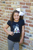 Girly Ghost Halloween bodysuit or shirt - Darling Little Bow Shop