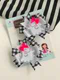 Ghost Pigtail bows - Darling Little Bow Shop