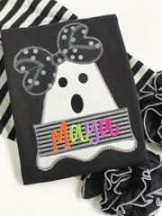 Girly Ghost Halloween bodysuit or shirt