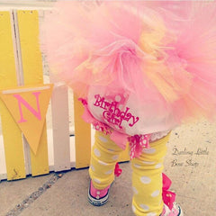First Birthday Bloomers -- Birthday Girl diaper cover to match any Darling Little Bow Shop set