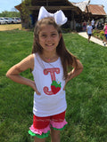Daddy is my Jam Strawberry shirt, tank top or bodysuit for girls - Darling Little Bow Shop