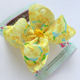 Lilly Pulitzer inspired bows hairbows 6 prints available -- choose 4", double stacked or 7" bows -- AMAZING quality handmade in Tennessee - Darling Little Bow Shop
