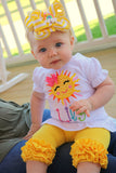 You are My Sunshine Shirt or bodysuit for girls in rainbow colors - Darling Little Bow Shop