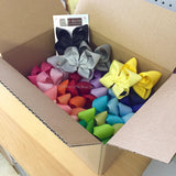 Ultimate Bow Starter Set -- 33 large basic bows -- one of each color -- Darling Little Bow Shop - Darling Little Bow Shop