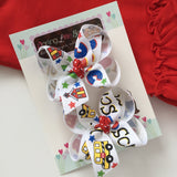Back to School Pigtail Bows - Darling Little Bow Shop