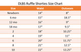 Yellow Ruffle Shorties, Girls Yellow Ruffle Shorts - Darling Little Bow Shop