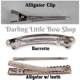 Hairbows to match Matilda Jane Brilliant Daydream - Popsicle Stand - choose 4-5" or 6" bow - Darling Little Bow Shop