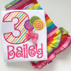 Candy Shop Birthday Shirt or bodysuit
